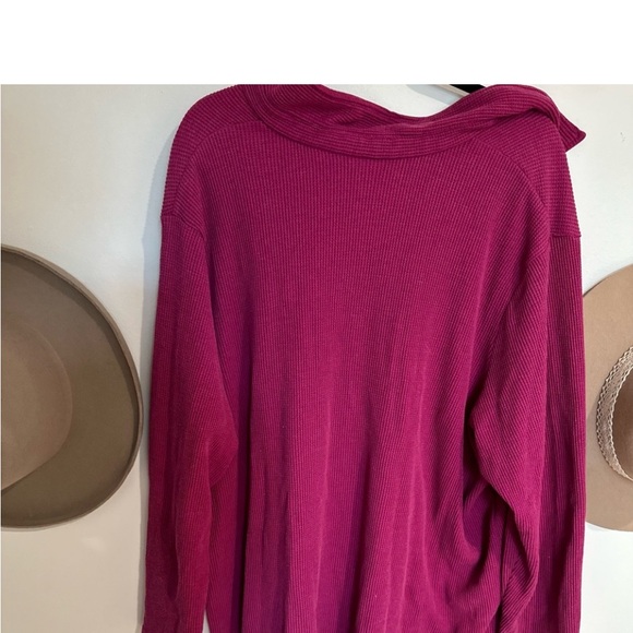 Oversized vintage collared waffle shirt 3X - Picture 4 of 5